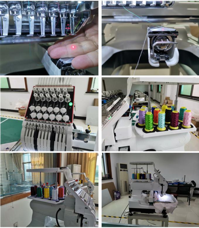 1201 τύπος Zsk Cnc ακρίβειας - 1 αυτοματοποιημένη κεφάλι ψηφιακή αξία μηχανών κεντητικής της κουρτίνας που σχηματίζει τούφες το σχέδιο γυναικείων κοστουμιών Saree